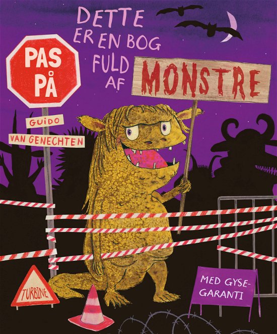 Cover for Guido van Genechten · Dette er en bog fuld af monstre (Hardcover bog) [1. udgave] (2017)