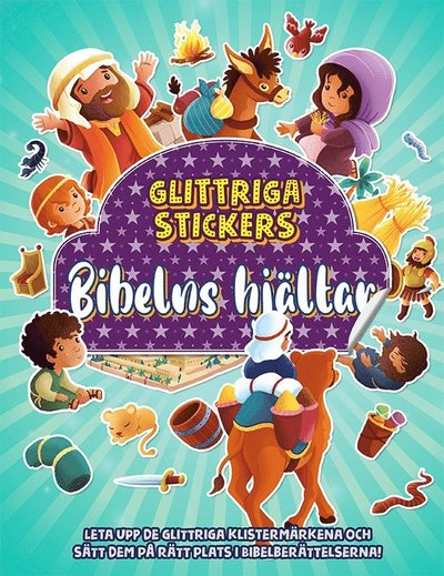 Cover for Glittriga stickers - Bibelns hjältar (Paperback Book) (2024)