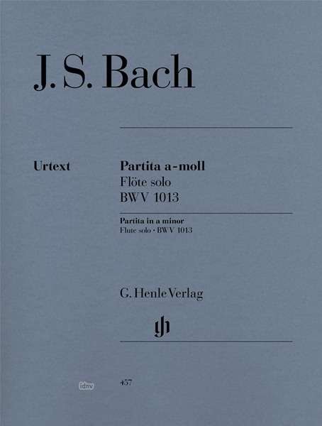 Cover for Johann Sebastian Bach · Bach,js:partita A-moll Bwv1013,fl.hn457 (Bog) (2018)