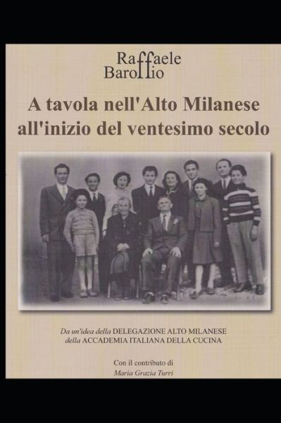 Cover for Raffaele Baroffio · A Tavola Nell'alto Milanese Agli Inizi del XX Secolo (Paperback Book) (2020)