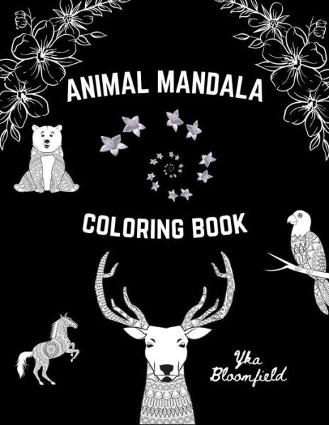 Cover for Yka Bloomfield · Animal Mandala Coloring Book (Taschenbuch) (2021)