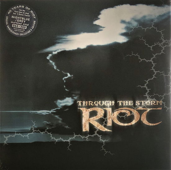 Cover for Riot · Through The Storm (Vinyl Night Blue, Grey) (LP) (2021)