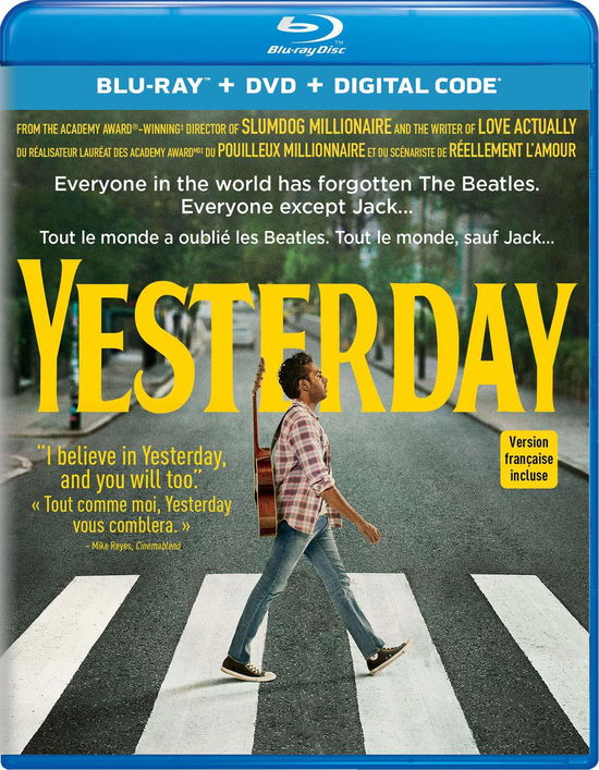 Cover for Blu-ray · Yesterday (Blu-ray) (2019)