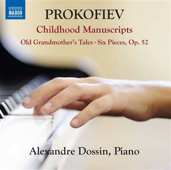Cover for S. Prokofiev · Childhood Manuscripts (CD) (2017)
