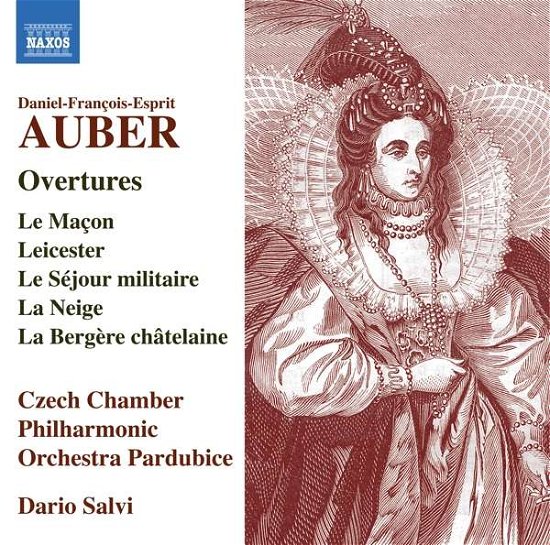 Cover for Cz Ch Po Paradubice / Salvi · Daniel-Francois-Esprit Auber: Overtures - Le Macon. Leicester. Le Sejour Militaire. La Neige. La Bergere Chatelaine (CD) (2019)