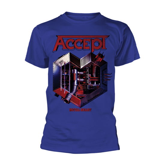 Cover for Accept · Metal Heart 2 (T-shirt) [size XL] [Blue edition] (2018)
