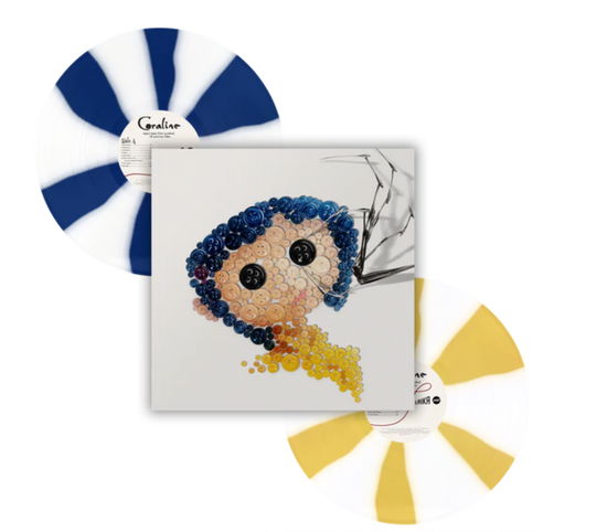 BRUNO COULAIS · Coraline (15th Anniversary Edition) (LP) [Glitter Blue and Yellow Vinyl edition] (2024)