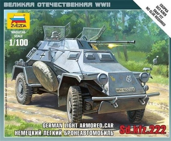 Cover for Zvezda · ZVEZDA - Sd.kfz.222 Armored Car (Legetøj)