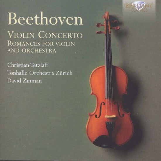 Beethoven: Violin Concerto / Romances for Violin and Orchestra - Christian Tetzlaftonhalle Orchestra - Musik - BRILLIANT CLASSICS - 5028421948577 - 10. april 2017