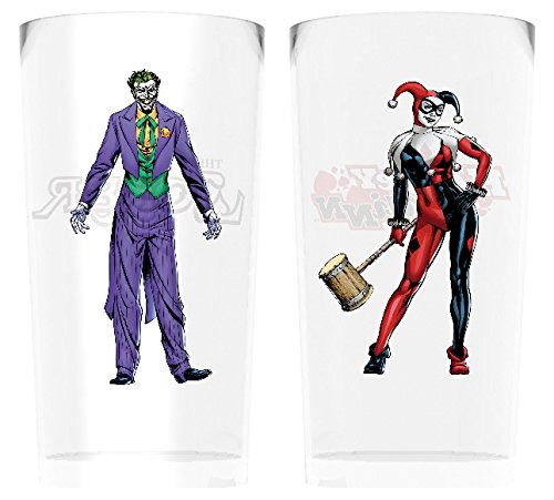 Cover for Dc Comics: Batman Comic · Dc Comics: Batman Comic - Joker And Harley Quinn (Set 2 Bicchieri) (Toys)