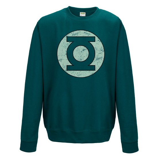 Green Lantern - Distressed Logo (Felpa Unisex Tg. - Green Lantern - Merchandise -  - 5054015108577 - 