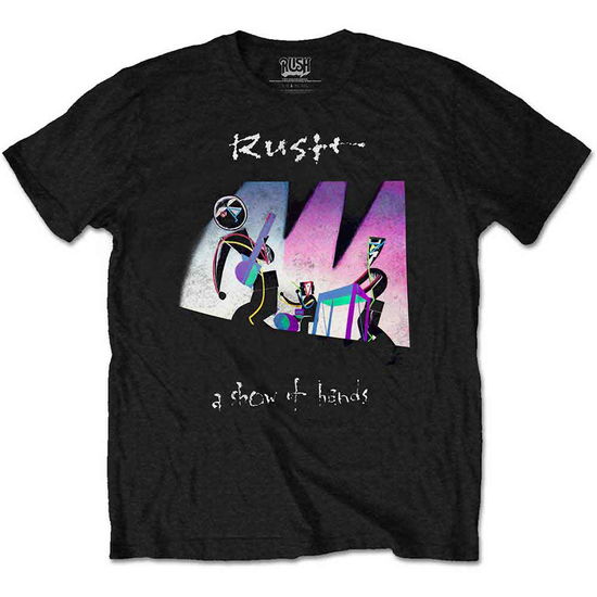 Cover for Rush · Rush Unisex T-Shirt: Show of Hands (Black) (T-shirt) [size S] [Black - Unisex edition] (2017)