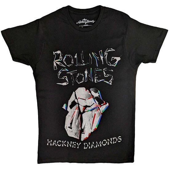 Cover for The Rolling Stones · The Rolling Stones Unisex T-Shirt: Hackney Diamonds Faded Logo (T-shirt) [size S]