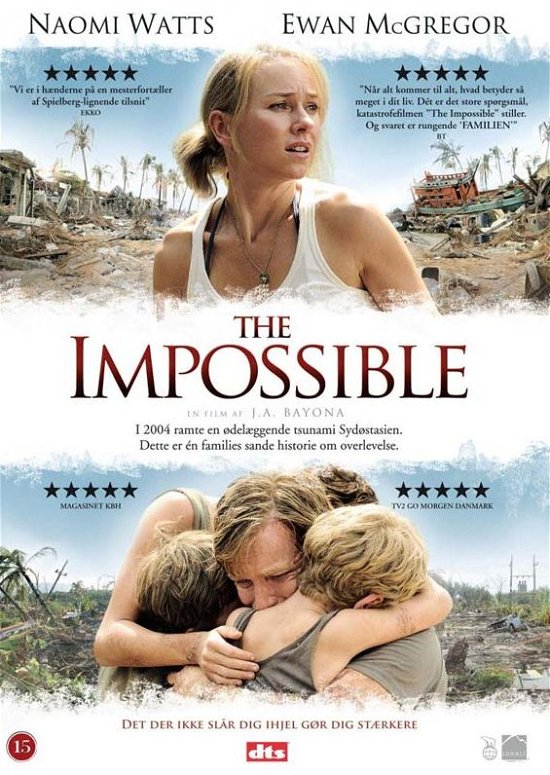 The Impossible - Naomi Watts / Ewan McGregor - Film -  - 5708758690577 - 21. maj 2013