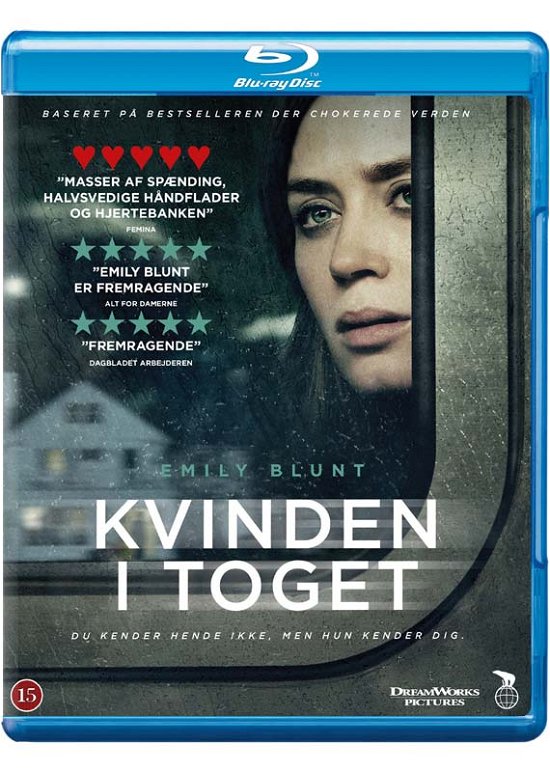 Cover for Emily Blunt · Kvinden I Toget (Blu-ray) (2017)