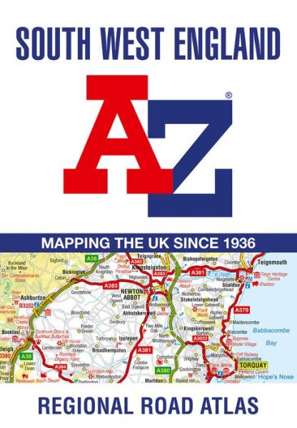 South West England A-Z Road Atlas - A-Z Maps - Kirjat - HarperCollins Publishers - 9780008560577 - torstai 13. huhtikuuta 2023