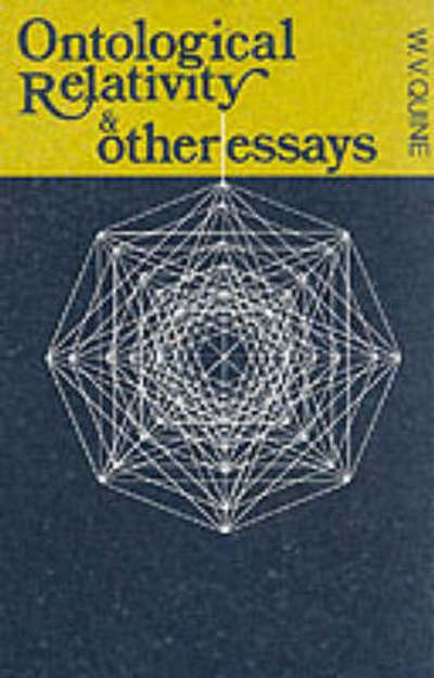 Cover for W. V. Quine · Ontological Relativity and Other Essays (Paperback Bog) (1969)