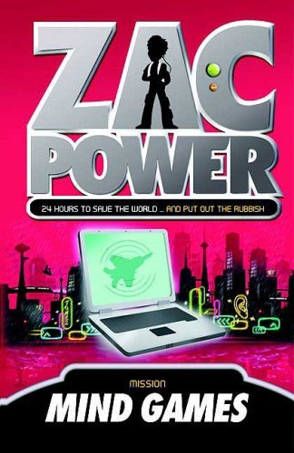 Cover for H. I. Larry · Zac Power #3: Mind Games: 24 Hours to Save the World ... and Put Out the Rubbish - Zac Power (Paperback Book) (2008)