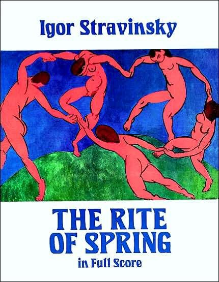 Cover for Music Scores · The Rite of Spring in Full Score (Dover Music Scores) (Paperback Book) (1989)