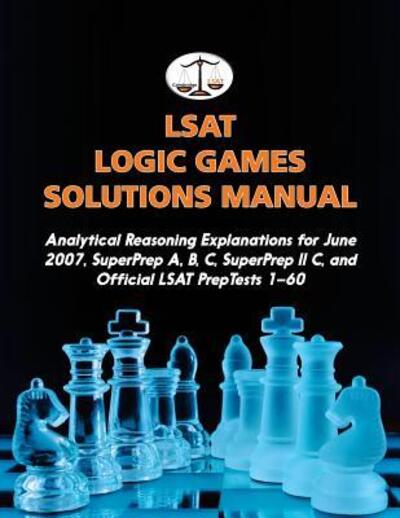 Cover for Morley Tatro · LSAT Logic Games Solutions Manual (Paperback Book) (2016)