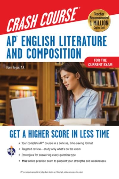 Cover for Dawn Hogue · Ap (r) English Literature &amp; Composition Crash Course, Book + Online (Paperback Book) (2019)