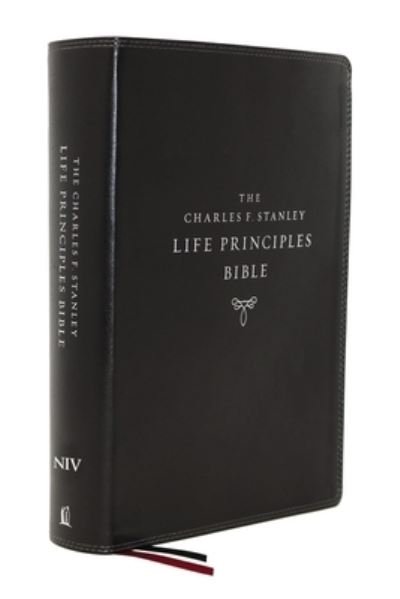 Cover for Thomas Thomas Nelson · NIV, Charles F. Stanley Life Principles Bible, 2nd Edition, Leathersoft, Black, Comfort Print Holy Bible, New International Version (Book) (2020)