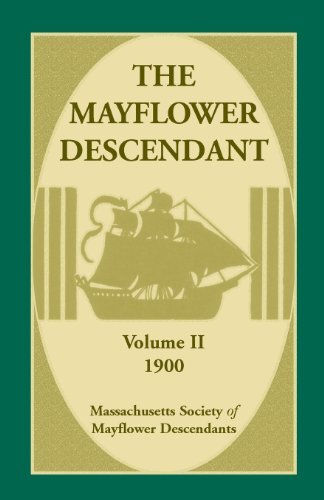 Cover for Mass Soc of Mayflower Descendants · The Mayflower Descendant, Volume 2, 1900 (Paperback Book) (2013)