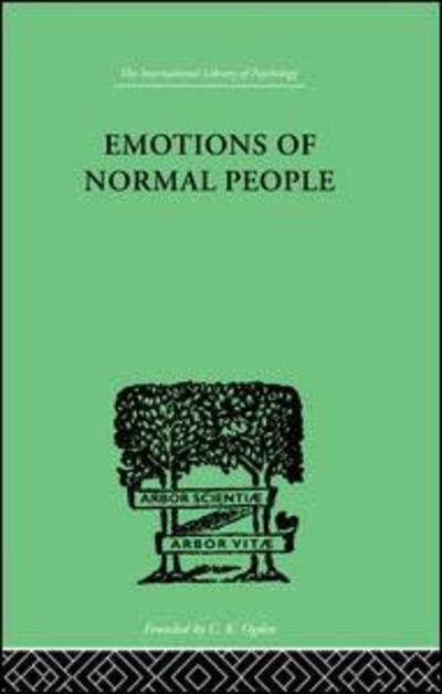 Emotions Of Normal People - William Moulton Marston - Książki - Taylor & Francis Ltd - 9781138882577 - 2 grudnia 2014