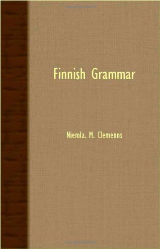 Cover for Niemla M. Clemenns · Finnish Grammar (Paperback Book) (2007)