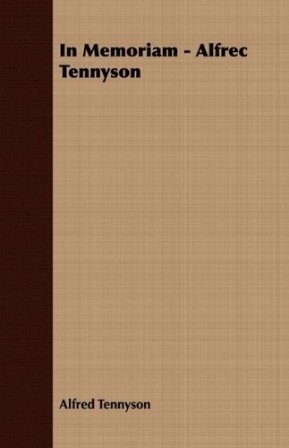 Cover for Alfred Tennyson · In Memoriam - Alfrec Tennyson (Paperback Book) (2008)