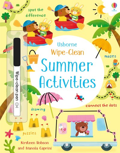 Wipe-Clean Summer Activities - Wipe-clean Activities - Kirsteen Robson - Livros - Usborne Publishing Ltd - 9781474968577 - 28 de maio de 2020