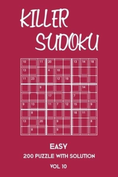 Cover for Tewebook Sumdoku · Killer Sudoku Easy 200 Puzzle With Solution Vol 10 (Pocketbok) (2019)