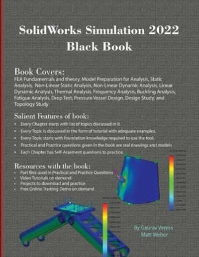 Cover for Gaurav Verma · SolidWorks Simulation 2022 Black Book (Paperback Book) (2022)