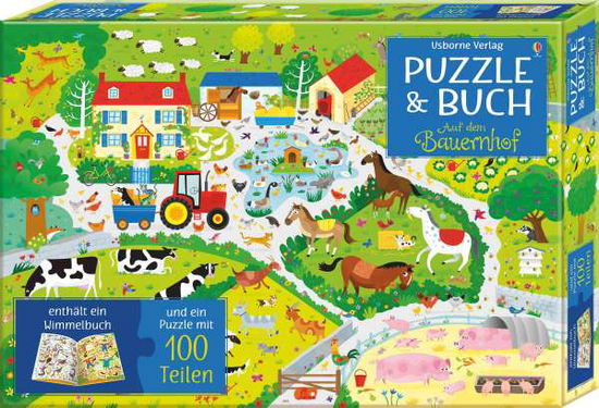 Puzzle & Buch: Auf dem Bauernhof - Robson - Książki -  - 9781789411577 - 