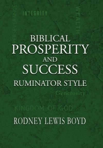 Cover for Rodney Boyd · Biblical Prosperity and Success (Bog) (2023)
