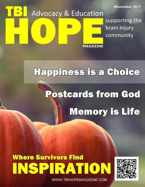 Cover for Sarah Grant · TBI HOPE Magazine - November 2017 (Paperback Book) (2017)