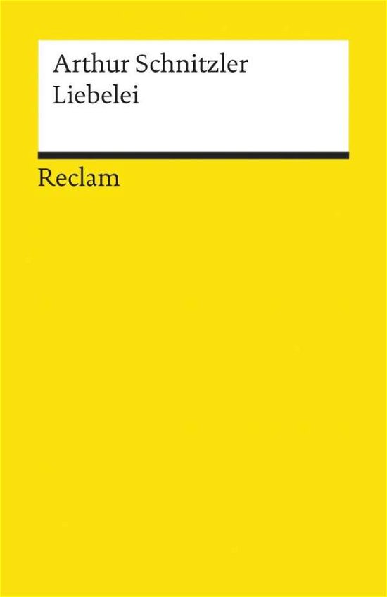 Cover for Arthur Schnitzler · Reclam UB 18157 Schnitzler.Liebelei (Book)