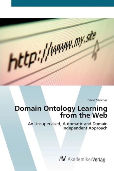Cover for Sánchez · Domain Ontology Learning from t (Buch) (2012)