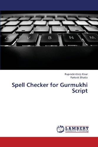 Cover for Parteek Bhatia · Spell Checker for Gurmukhi Script (Pocketbok) (2013)