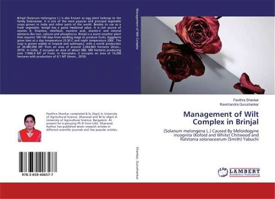 Cover for Shankar · Management of Wilt Complex in B (Book)