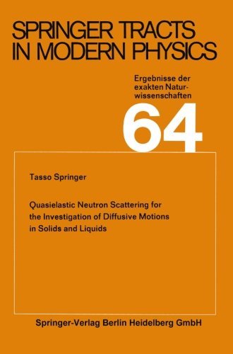 Cover for Tasso Springer · Quasielastic Neutron Scattering for the Investigation of Diffusive Motions in Solids and Liquids - Springer Tracts in Modern Physics (Paperback Bog) [Softcover reprint of the original 1st ed. 1972 edition] (2013)