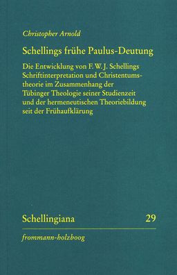 Cover for Arnold · Schellings frühe Paulus-Deutung (Book) (2019)