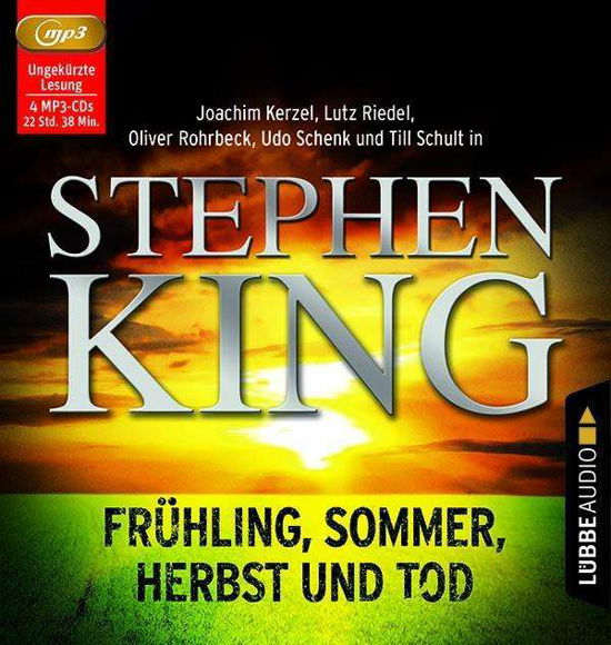 Frühling,sommer,herbst Und Tod - Stephen King - Musique - Tonpool - 9783785756577 - 25 août 2017