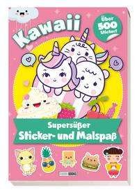Cover for Panini Verlags GmbH · Kawaii: Supersüßer Sticker- und Malspaß (Taschenbuch) (2021)