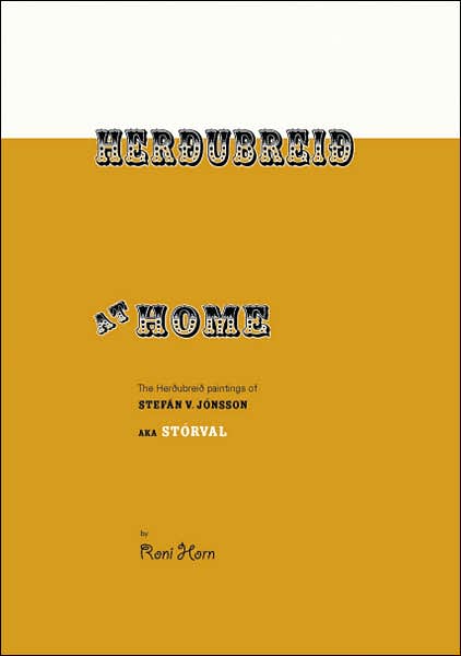 Cover for Roni Horn · Roni Horn: Herdubreid at Home (Paperback Book) (2007)