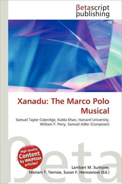 Cover for Xanadu · The Marco Polo Musical (Book)