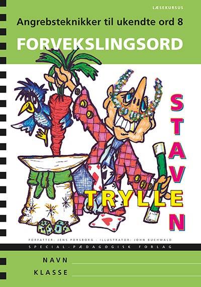 Cover for Jens Porsborg Larsen · Tryllestaven Læsekursus: Tryllestaven Læsekursus 8. Forvekslingsord, 5 stk. (Bog) [1. udgave] (2014)