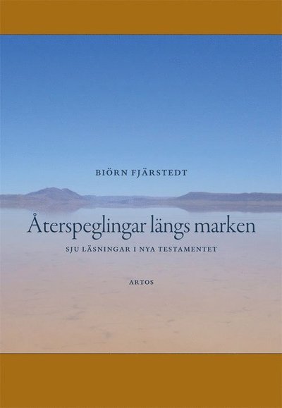 Cover for Biörn Fjärstedt · Återspeglingar längs marken : sju läsningar i Nya testamentet (Book) (2016)