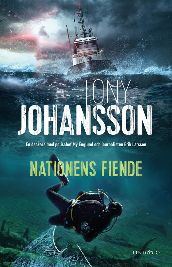 Cover for Tony Johansson · Nationens fi ende (Bound Book) (2024)