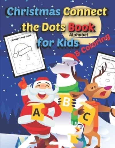 Cover for Marek Faryniarz · Christmas Alphabet Connect the Dots &amp; Coloring Book for Kids (Paperback Bog) (2020)